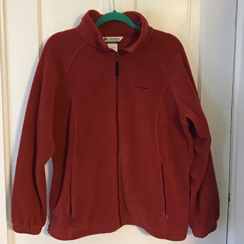 Columbia women’s zip up fleece, size 1X